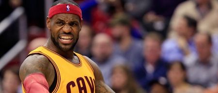 Vine: LeBron James can score a 40 foot three-pointer so easily it is kind of scary