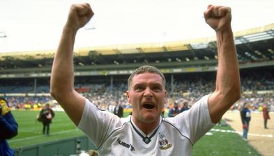 Video: Paul Gascoigne recounts the time he fell off stadium roof chasing pigeons