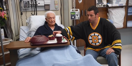 Video: Happy Gilmore and Bob Barker recreate their famous punch-up for charity