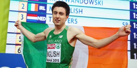 Video: Mark English surges to silver medal at European Indoor Championships