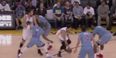 VIDEO: Stephen Curry flummoxes four players before an unbelievable three pointer