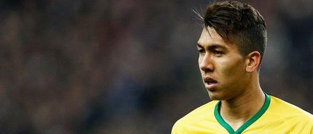 WATCH: Roberto Firmino scored a preposterous no-look goal for Brazil today