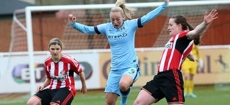 A Manchester City player has been hounded into apologising for getting her photo taken with Louis Van Gaal