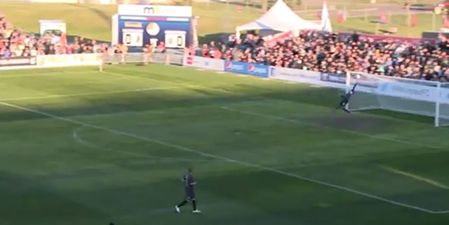 VIDEO: Goalkeeper should be ashamed to be caught out by ambitious 60 yard free-kick
