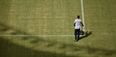 PIC: Sack the groundsman because this is the worst-lined football pitch of all time