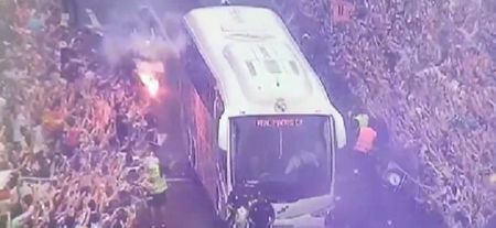 The scenes outside the Bernabeu for the Real Madrid and Juventus clash are just incredible