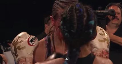 PIC: Bernise Alldis suffers gruesome cut during Lion Fight defeat to Tiffany van Soest [GRAPHIC]