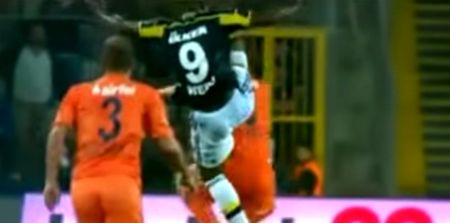 Video: Pierre Webo kicks opponent in the head as Fenerbahce end crucial game with just seven men