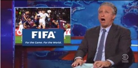 VIDEO: Jon Stewart delivers stunning Daily Show commentary on FIFA arrests