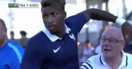 WATCH: France U20 midfielder’s goal involved such quick-thinking that it outfoxed the cameraman