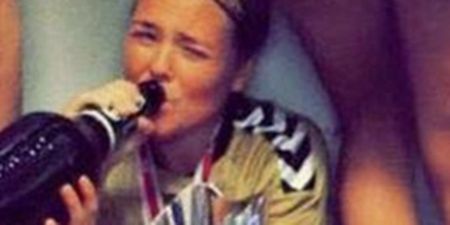 PIC: Danish women’s side celebrate title with bare-faced cheeky picture (NSFW)