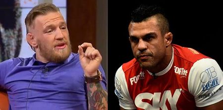 Conor McGregor not a real athlete like Jose Aldo, says Vitor Belfort