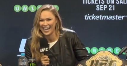 VIDEO: Ronda Rousey’s filthy slip of the tongue would make Jenna Jameson blush