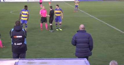 VIDEO: Stockport substitute’s swift sending-off trumps Steven Gerrard’s famous 38-second effort