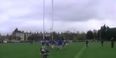 VIDEO: Dublin schoolboy’s conversion attempt wins the crossbar challenge forever