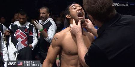 VIDEO: Benson Henderson managed to sneak toothpick into fight despite being checked