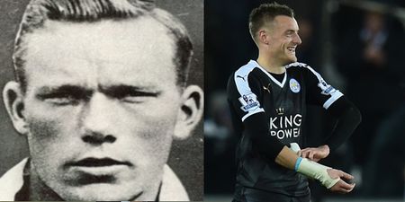 Irish football fans delight in Jamie Vardy’s failure to match Jimmy Dunne’s record