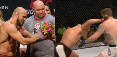 WATCH: Ilir Latifi brutally knocks out man who gifted him flowers