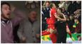 Watch: Irish father and son lose their minds when Liverpool score 95th minute winner