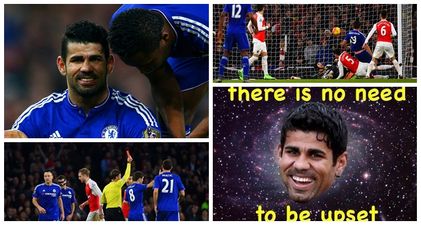 Diego Costa was all Twitter talked about during Arsenal’s loss to Chelsea