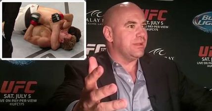 WATCH: Hype train derails as Sage Northcutt taps quickly to arm triangle… from half guard