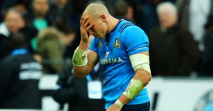 The sight of Sergio Parisse’s drop kick divided Twitter into two camps