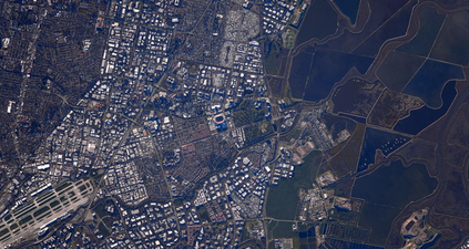 PICS: There’s a Super Bowl party being thrown in space and it is just breathtaking