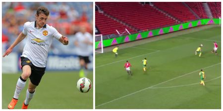 VIDEO: Manchester United striker scores screamer amidst five-goal salvo for U21 side