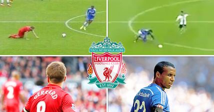 VIDEO: Liverpool newboy has experienced near identical slip to Steven Gerrard
