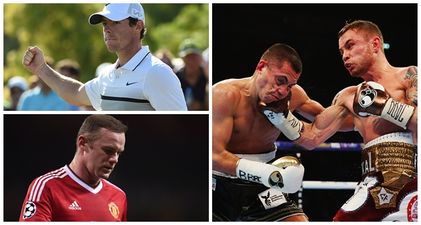 Wayne Rooney lost a bet to Rory McIlroy over the Carl Frampton, Scott Quigg fight