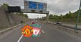 Huge banner reading ‘murderers’ greets Liverpool fans on motorway into Manchester