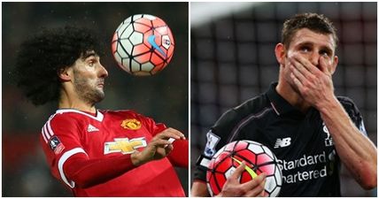 Makeshift Liverpool backline but bad news for Manchester United fans, Marouane Fellaini starts