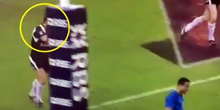 WATCH: Touch judge running smack into a post is the Six Nations highlight we’ve all been longing for