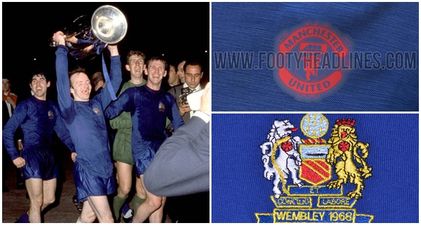 Leaked: New Manchester United away kit to honour 1968 European Cup victory