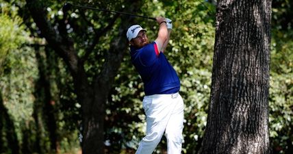 Shane Lowry was egged on by seemingly everyone in Ireland as he finished Day One in joint second