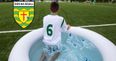 GAA club team takes ice baths to a whole new level on the hills of Donegal