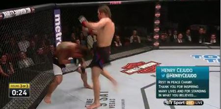 WATCH: Brian Ortega literally knocks Clay Guida senseless with ferocious knee