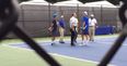 WATCH: Police officer kicks Viktor Troicki and Bernard Tomic off court at Citi Open