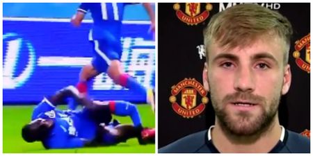 Luke Shaw sends classy message to Demba Ba after double leg break