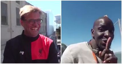 VIDEO: Mamadou Sakho tries to joke with Jurgen Klopp mid-interview, it backfires very, very badly