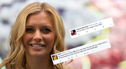 Rachel Riley has made a good impression during her Friday Night Football debut