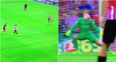 Watch: Barcelona goalkeeper makes up for potentially costly error by saving a shot with his face