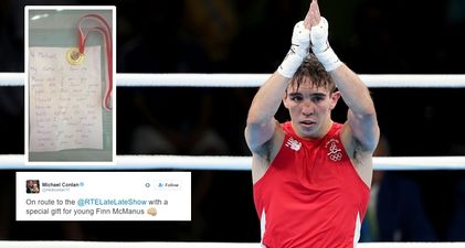 Michael Conlan meets young fan and surprises him with great gift