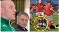 Paul O’Connell was not pleased with Joe Schmidt’s reaction to his “reckless” Dave Kearney kick
