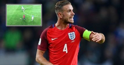WATCH: Jordan Henderson tries a no-look pass… fails miserably