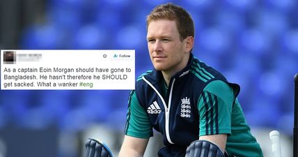 English vendetta against Eoin Morgan continues after Dubliner’s terrorism stance