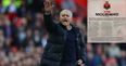 Jose Mourinho apologises to Manchester United fans in programme notes for derby