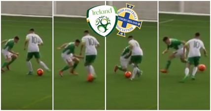 WATCH: Derry man produces the most un-Irish bit of skill in Northern Ireland v Republic clash