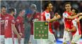 Arsenal edge Manchester United in our combined XI