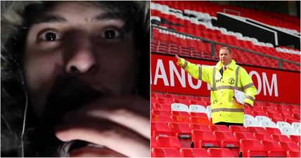 WATCH: The students who spent the night in Old Trafford release footage of how they managed it